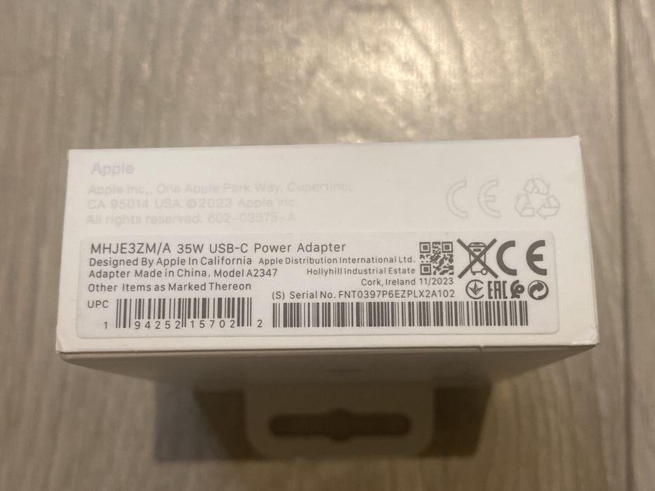 Nowa Oryginalna Ładowarka do iPhone apple 35w