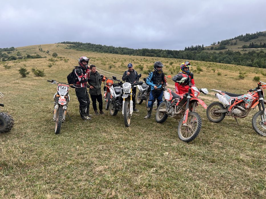 Ендуро прокат мотоциклів. Тури карпатами. Подарунковий сертифікат