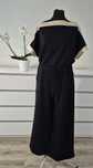 Czarny kombinezon damski szeroka nogawka plus size 4xl-5xl
