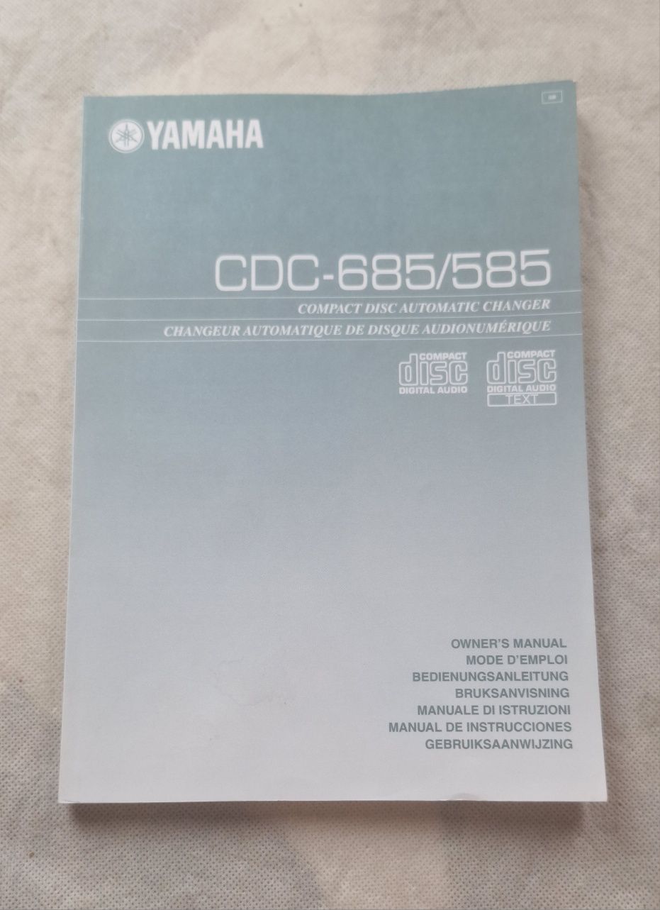 Instrukcja obsługi zmieniarka Yamaha CDC-685 585