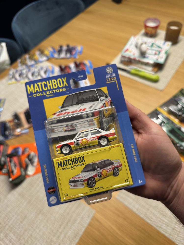 Matchbox Collectors 1993 BMW M3 E30 Rally Hot Wheels otwierana maska