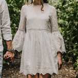 Sukienka koronkowa boho Zara