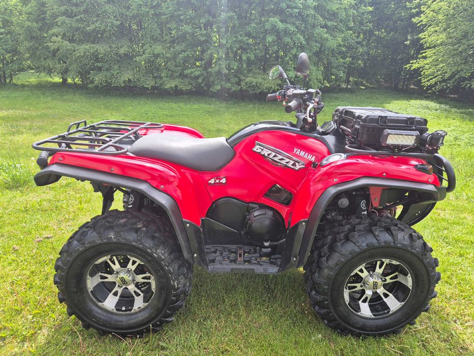 Yamaha Grizzly 700 z Homologacją + pług do odśnieżania