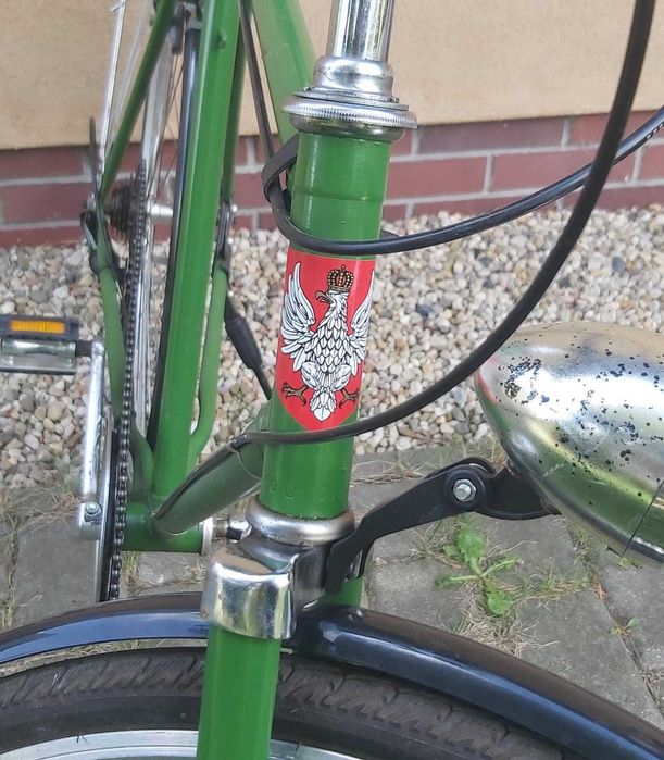 Piękny rower retro - odnowiony miejski klasyk