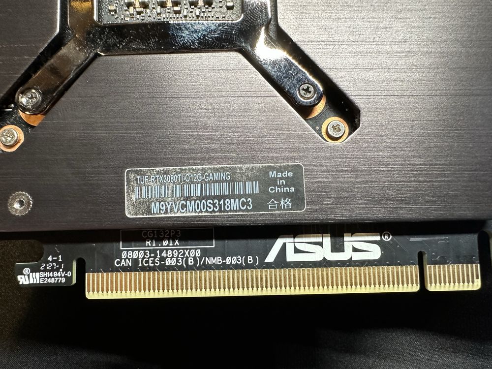 Asus RTX 3080 Ti 12GB Tuf Gaming Copper mod