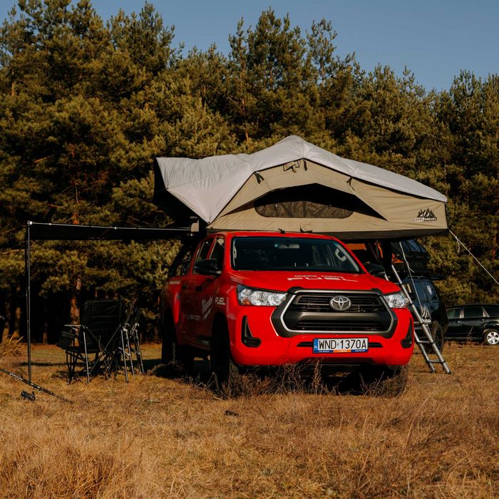 Namiot dachowy Globtroter 140 zaciemniony z matą antykondensacyjną