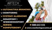 Monitoring, alarm, kamery, DVB-T, SAT, domofony, automatyka bram