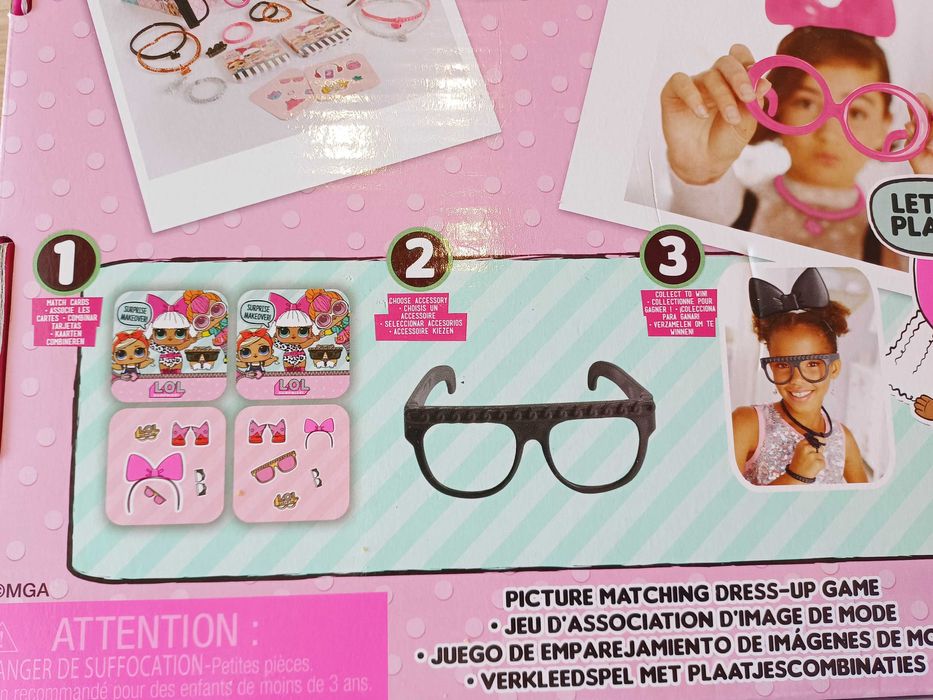 Nowa GRA LOL Surprise Super Makeover przebieranki akcesoria opaski oku
