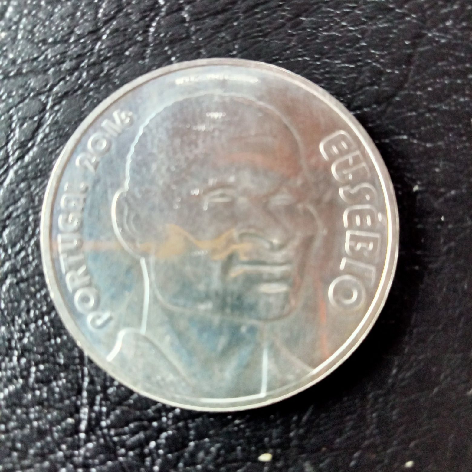 moeda  de prata 7.50 Eusebio Silva Ferreira