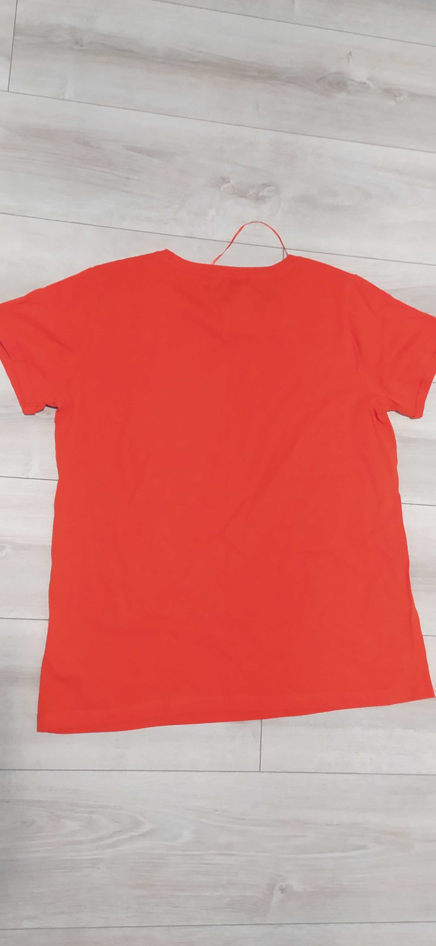 XL koszulka damska krótki rękaw Orange zebra VRS