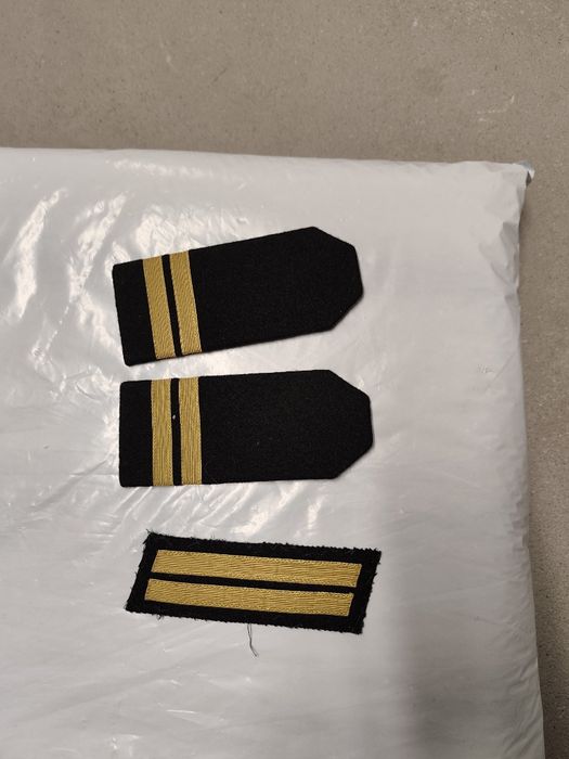 Pagony - stopień mat - mundur galowy marynarka wojenna