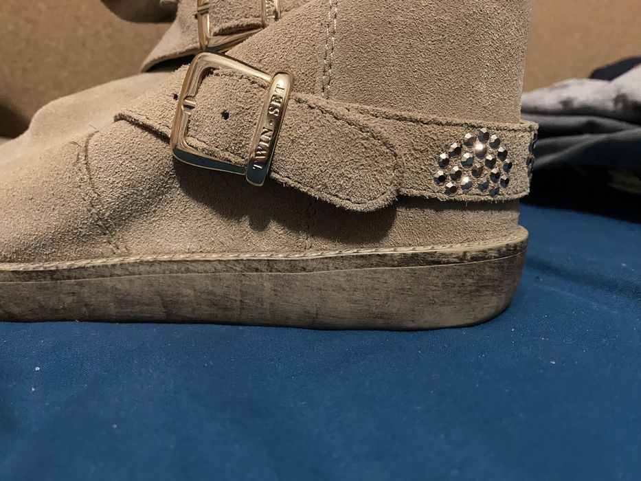 Сапоги замшевые 38 размер