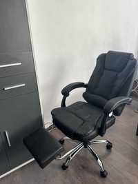Крісло компьютерне офісне з масажем чорне