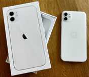 Iphone 11, 128GB, biały + etui Quess