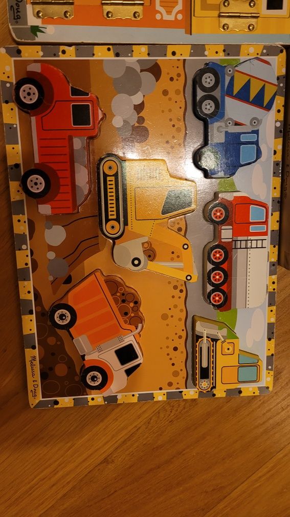 Tablica manipulacyjna kostki dźwiękowe układanka zabawki melissa&doug