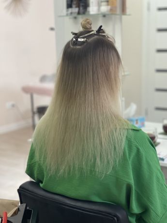 Обучение наращиванию волос Итальянская техника