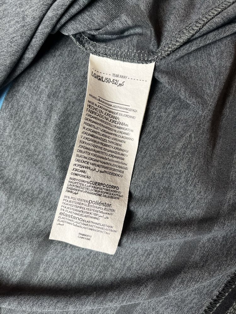 Футболка поло Under Armour размер L оригинал мужская в полоску серая