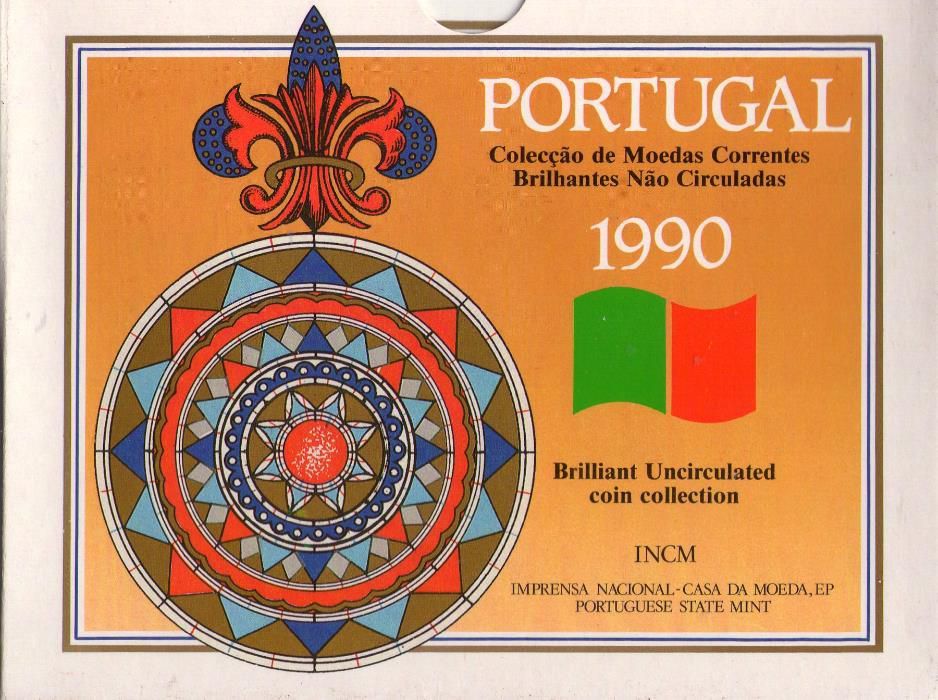 Carteira de ESCUDOS Portugal 1990 BNC