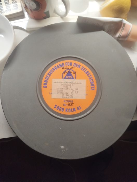 Taśma filmowa 16mm film bundeswera lufshutz