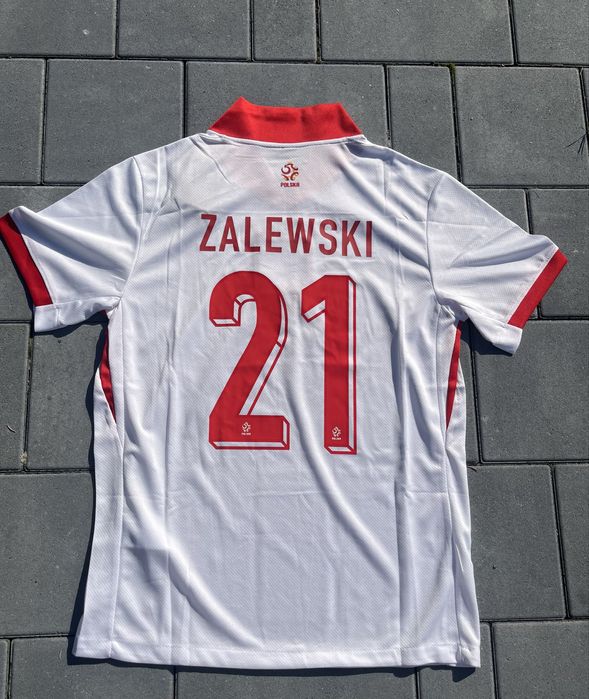 Koszulka Nicola Zalewski 21 Polska S Biało-Czerwona Reprezentacja