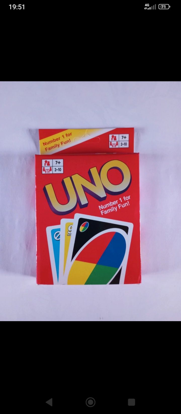 Cartas UNO pequenas