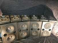 Zestaw kolumn do kina – JBL 8340A (6 szt.) + K.C.S. C-215 (4 szt.)