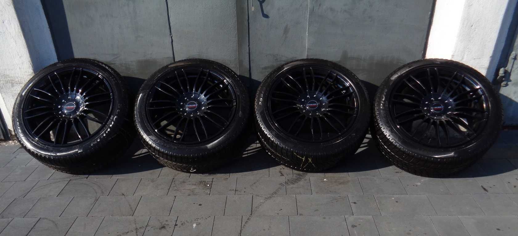 Czarne alufelgi BORBET CW3 20 cali 5x108 Ford Volvo Jaguar, opony zima