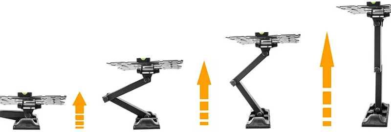 Holder 5.5 PRO MOCNY obrotowy uchwyt do telewizora 10-55 cali do 25KG