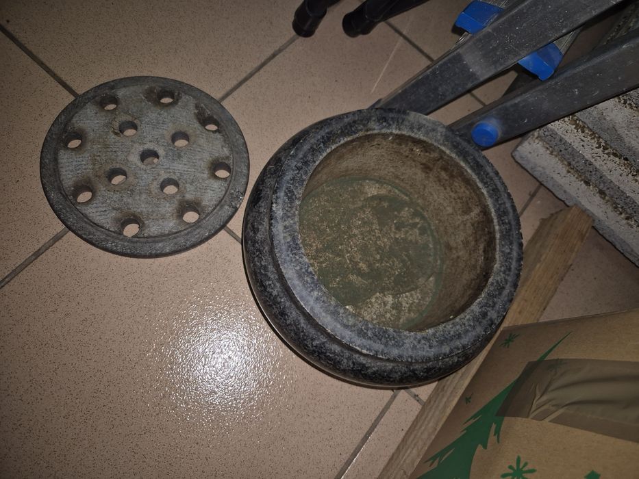 Floreiras Jazigo preta e Cinza