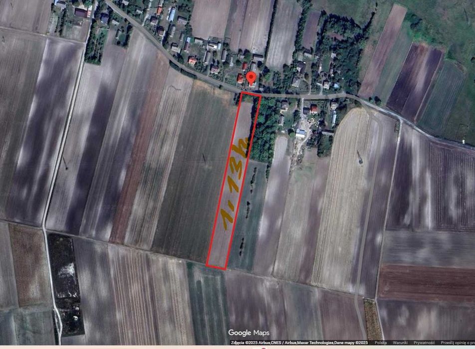 Na sprzedaż działka rolno-budowlana 1,13 h Zawady gmina Jarczów