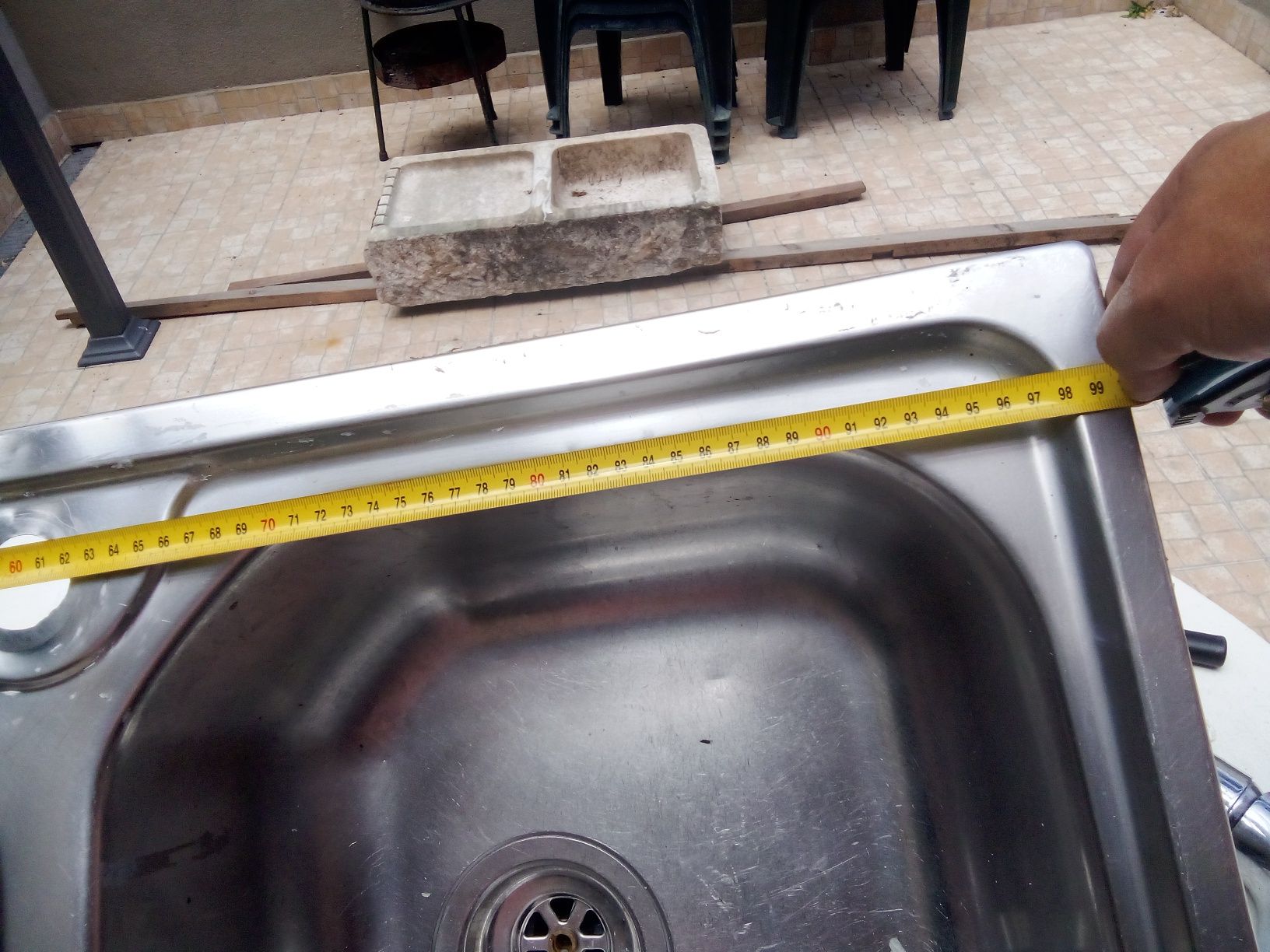 Lava loiça inox em bom estado