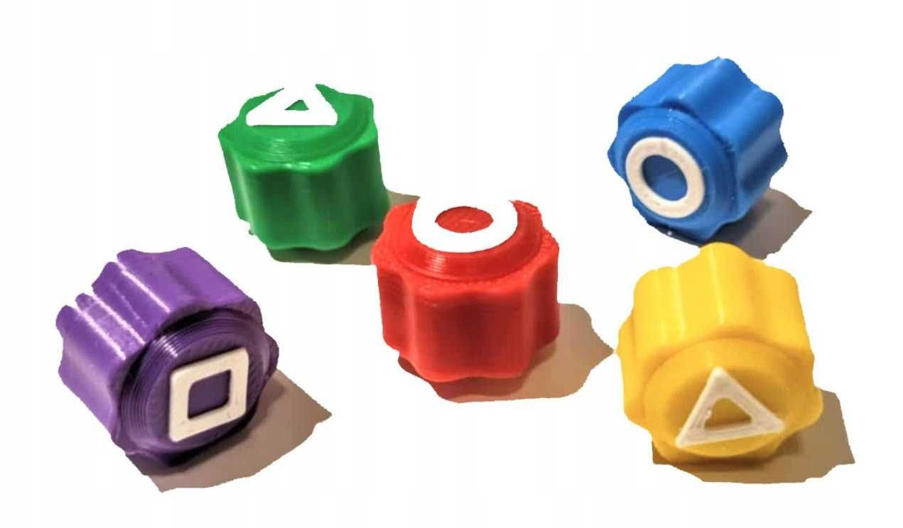 Kości Gonggi Squid Game: gra kostki Gongi Conggi Kongi, 5 szt.