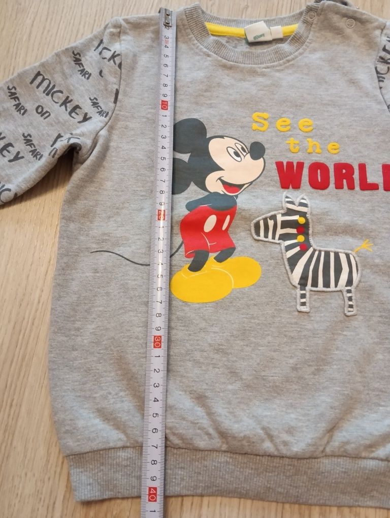 Bluza bluzka Myszka Miki Mickey Mouse rozmiar 98