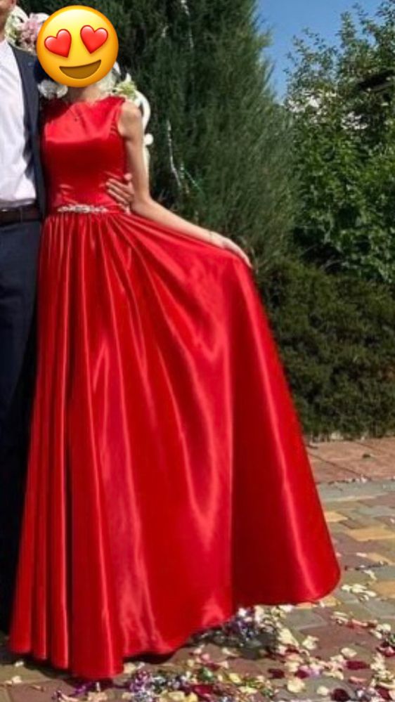 Сукня вечірня сукня довга сукня червона сукня на випускний