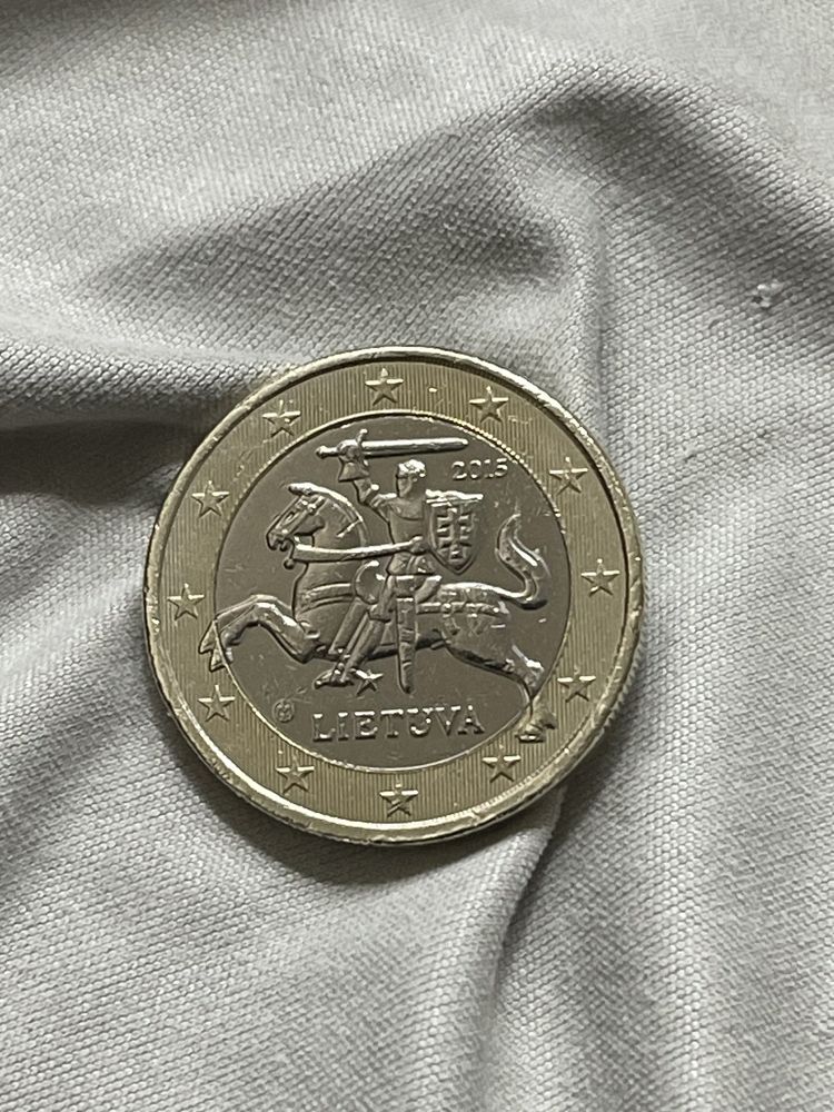 Moeda 1 euro lituânia