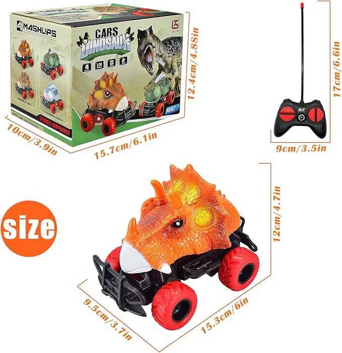 Cars dinosaur  autko dinozaur na pilota