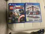 2  jogos  de Playstation 4 e Playstation 5