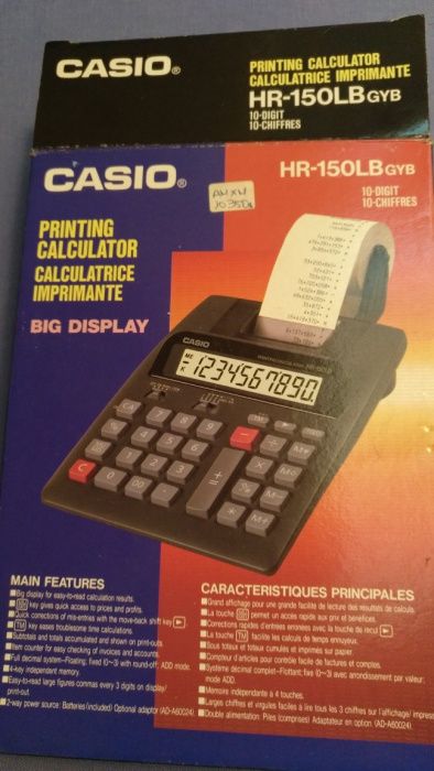 Calculadora Casio HR-150LB printing