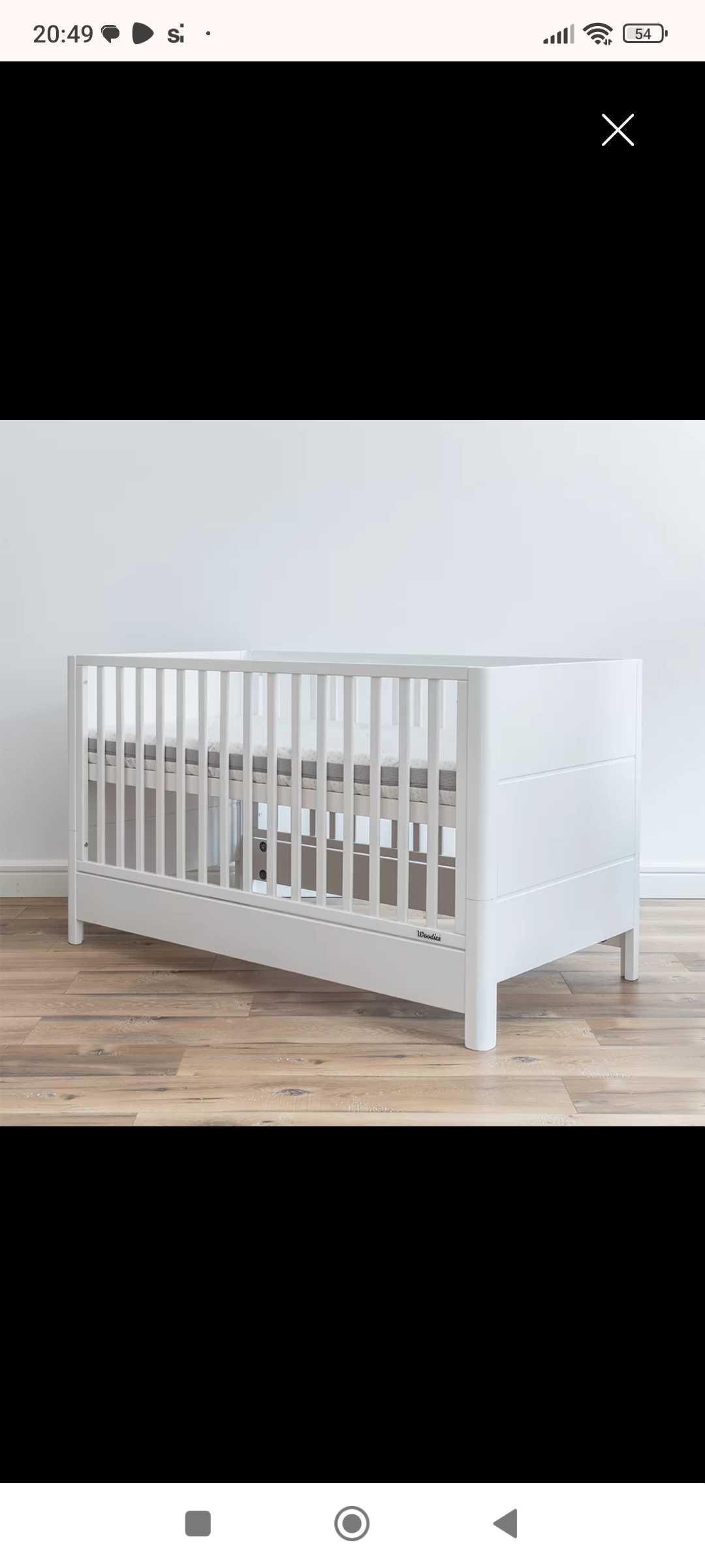 Łóżeczko niemowlęce i dziecięce Smooth Cot Bed 140×70