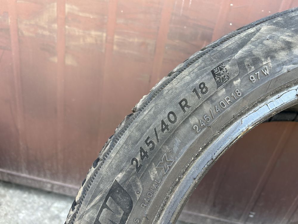 Opona 245/40/18 Michelin Pilot Alpin 5 dot 2819 wysokosc bieznika 5,46