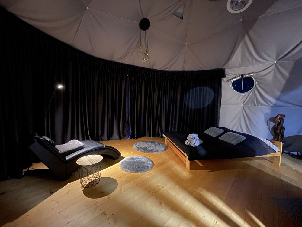 Namiot kopułowy, 7 m, kanadyjska ZIMOWA wersja, glamping