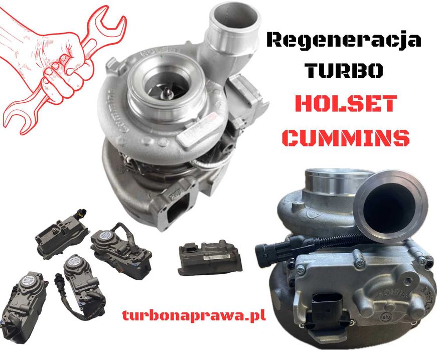 HOLSET turbosprężarka DAF SCANIA VOLVO HYUNDAI cummins paccar NAPRAWA