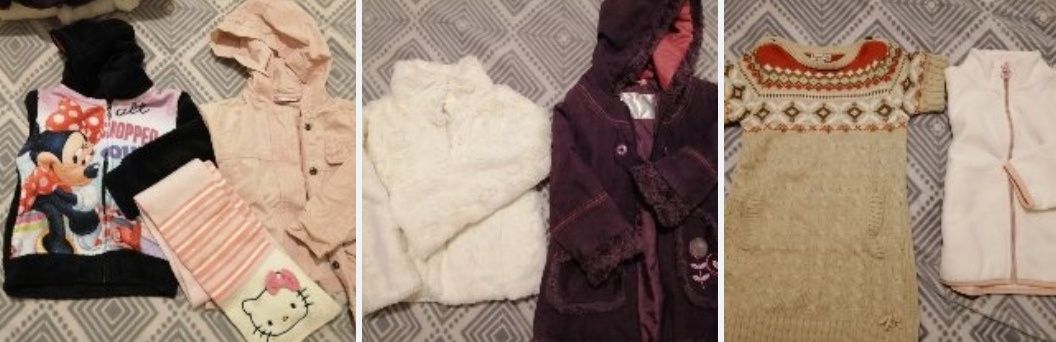 Lote de roupa de inverno de menina 4-5anos