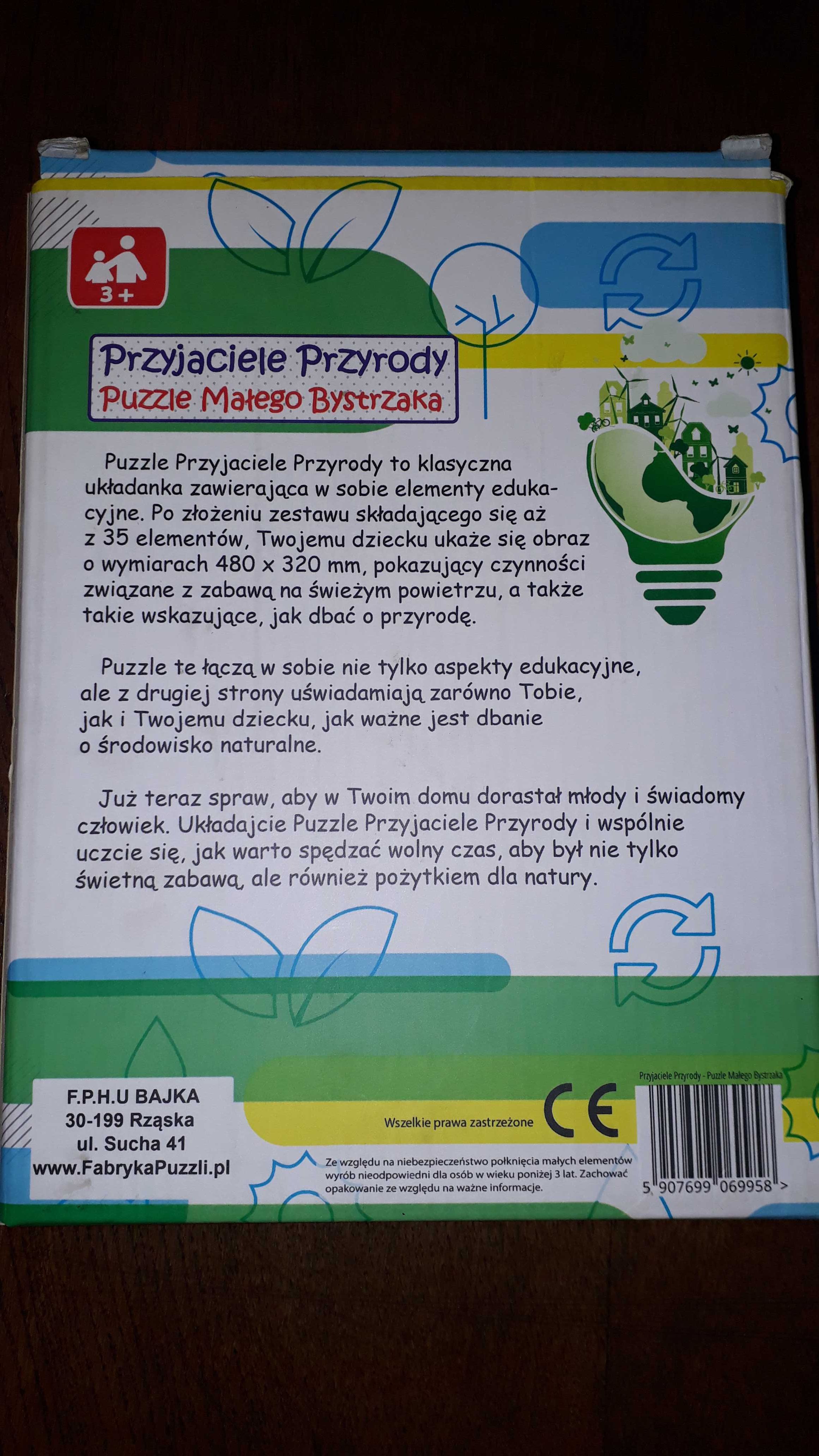 Puzzle puzle do układania dla dziecka nr 1