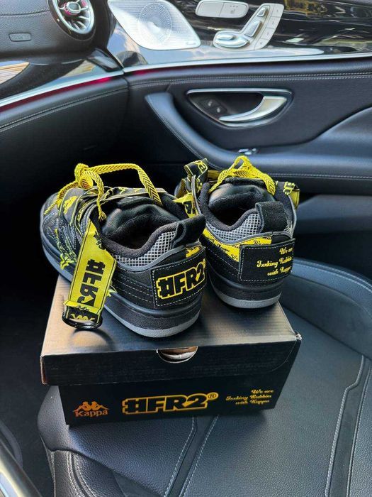 Кросівки Kappa Fatty Black/Yellow premium
