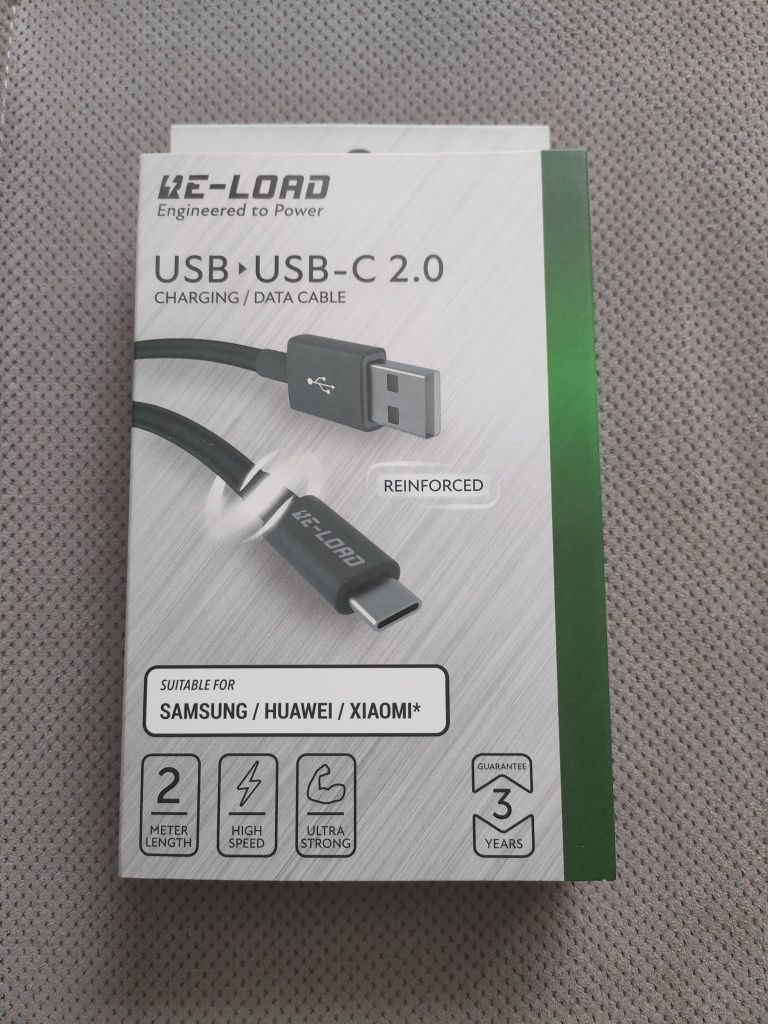 Kabel USB - USB-C 2.0 2 metry