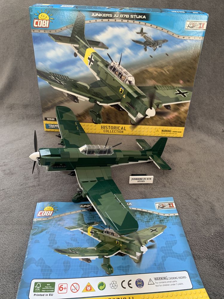 Klocki cobi samolot Junkers Ju cobi 21