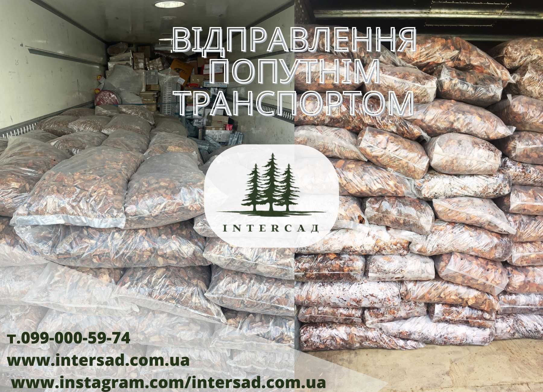 Мульча от производителя Большой фракции 6/12 см Кора сосновая
