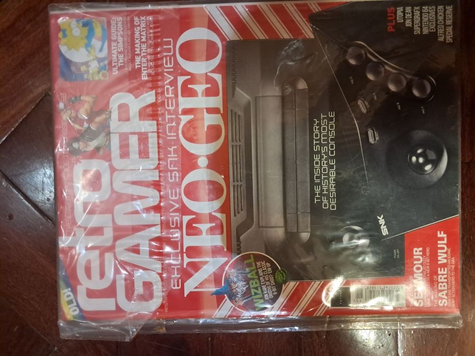 Retro Gamer Neo Geo Vintage jogos snk consolas revistas megaforce