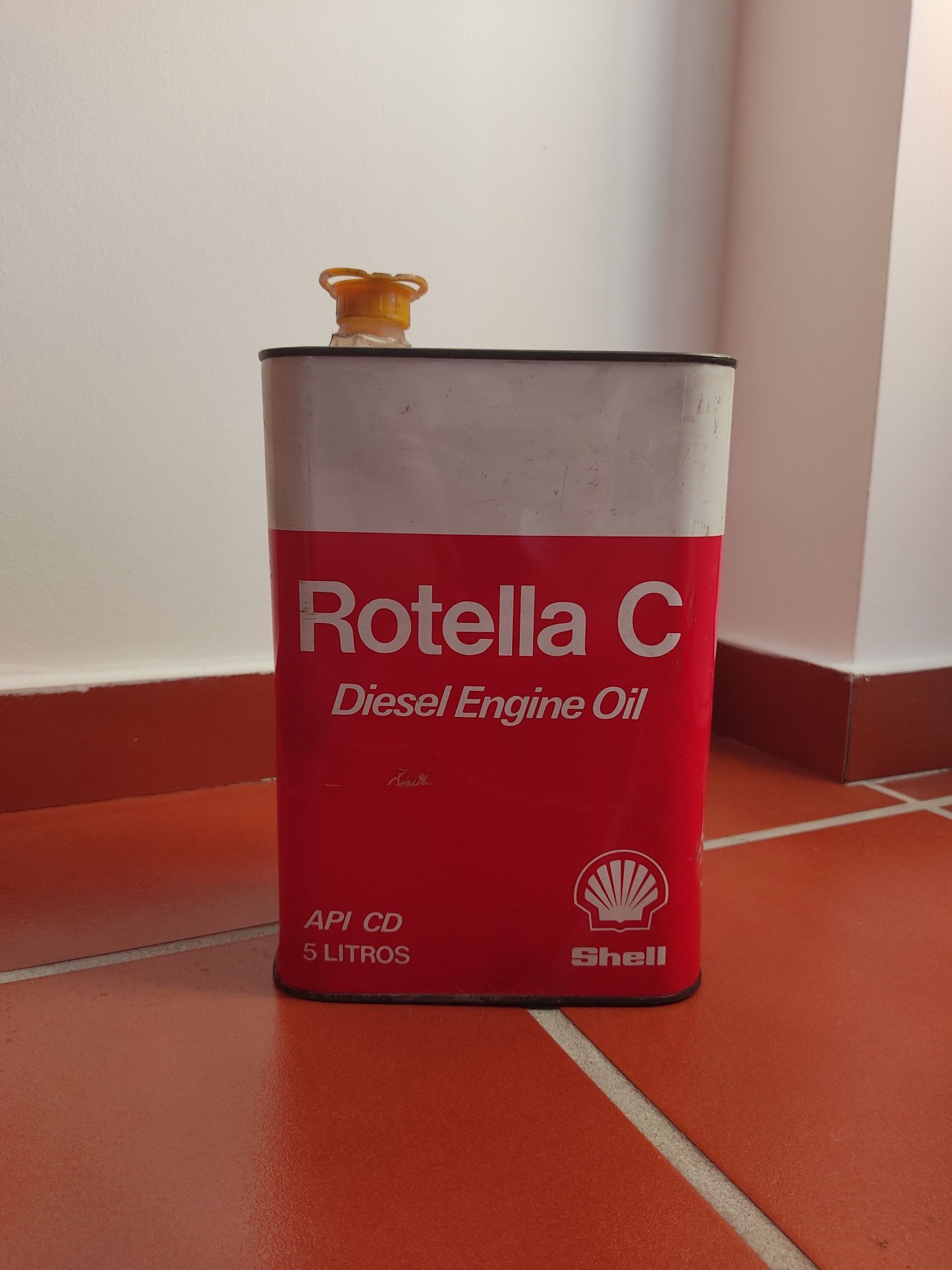 Lata de Óleo - Rotella C Shell 5 Litros